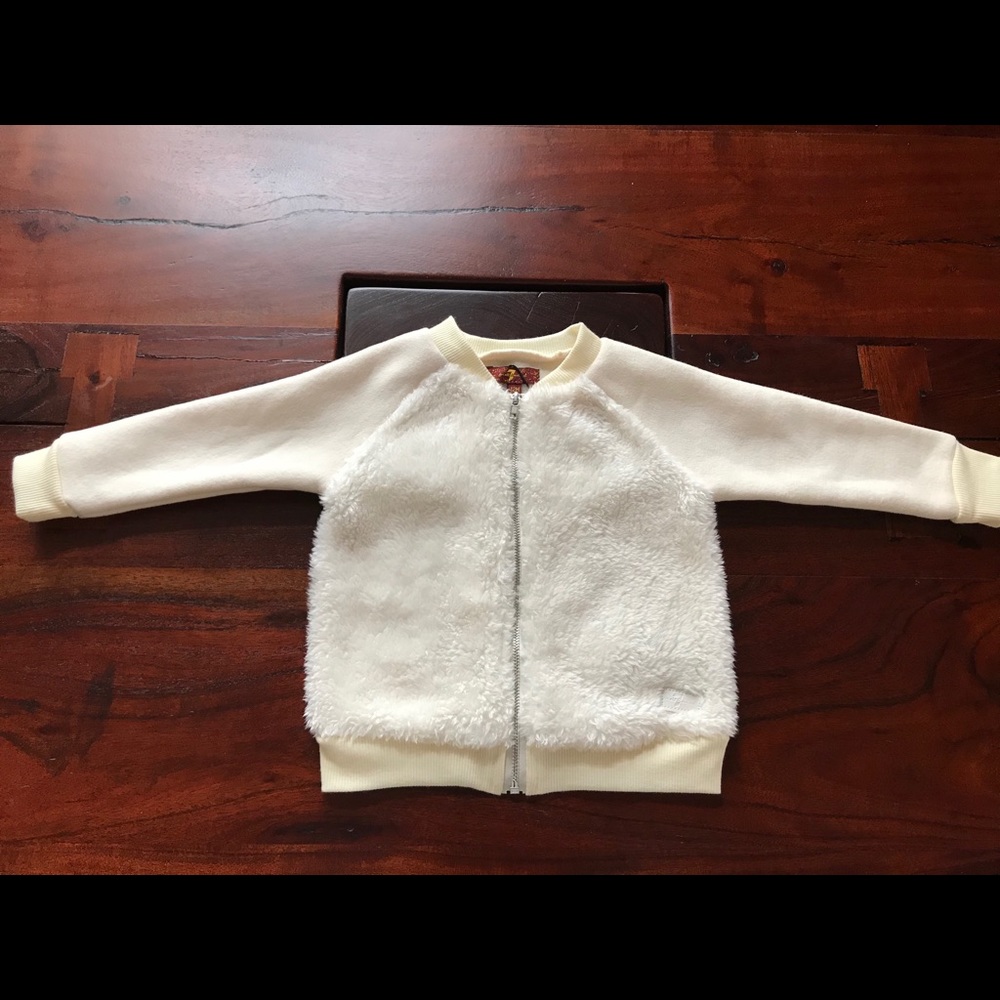 7 For All Mankind faux-shearling bomber jacket